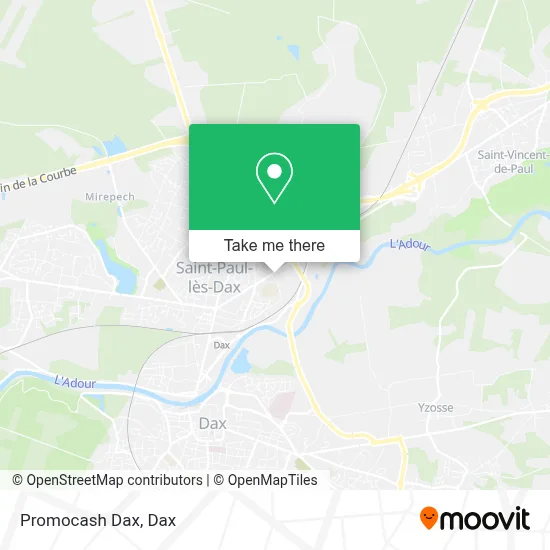 Promocash Dax map