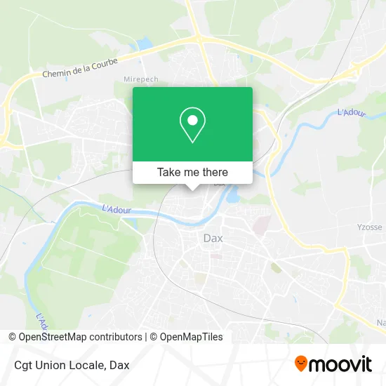 Cgt Union Locale map