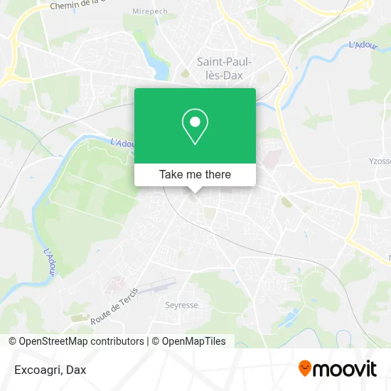 Excoagri map
