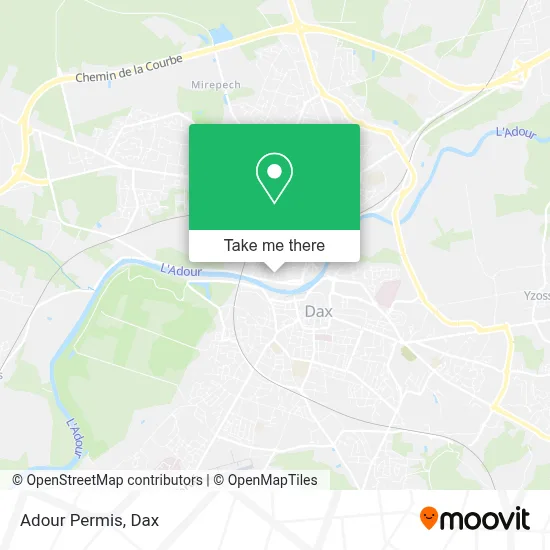 Adour Permis map