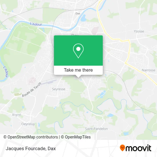 Jacques Fourcade map