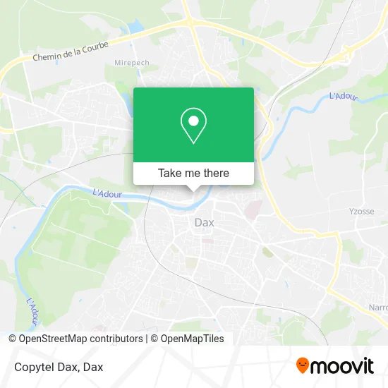 Copytel Dax map