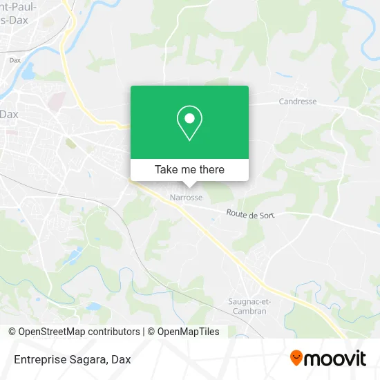 Entreprise Sagara map
