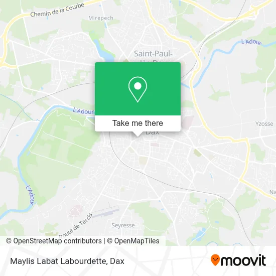 Maylis Labat Labourdette map