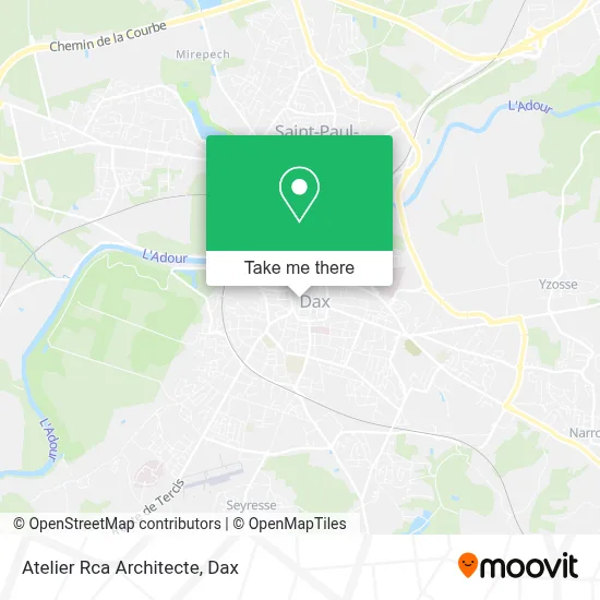 Atelier Rca Architecte map