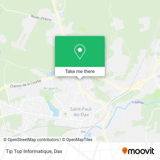 Tip Top Informatique map