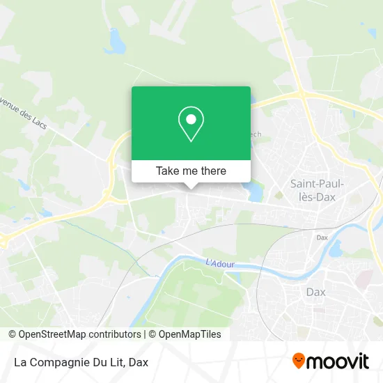 La Compagnie Du Lit map