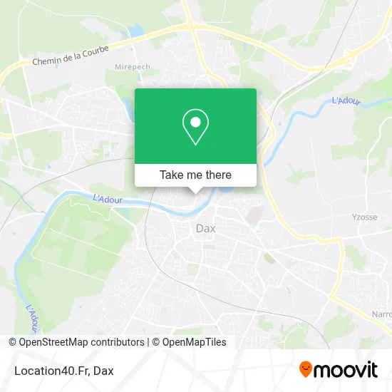 Location40.Fr map