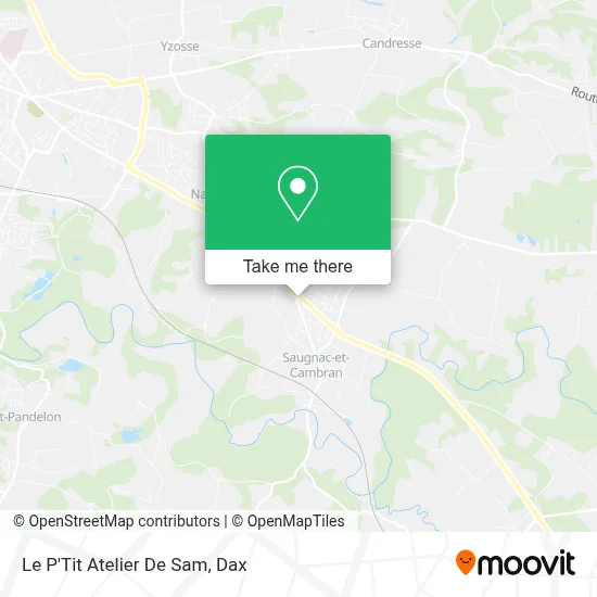 Le P'Tit Atelier De Sam map