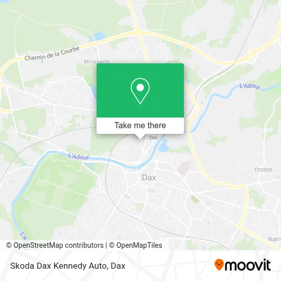 Skoda Dax Kennedy Auto map