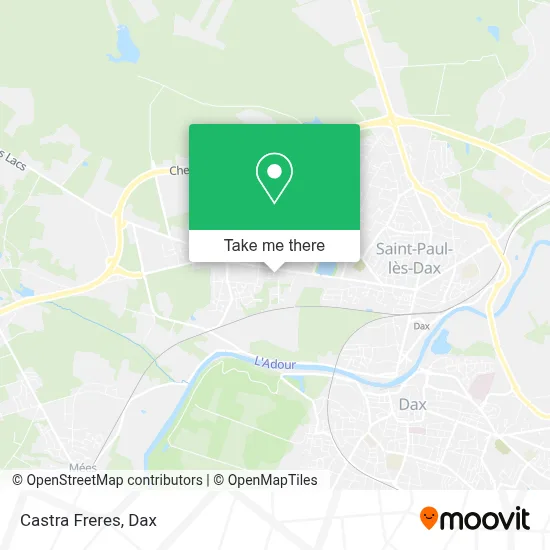 Castra Freres map
