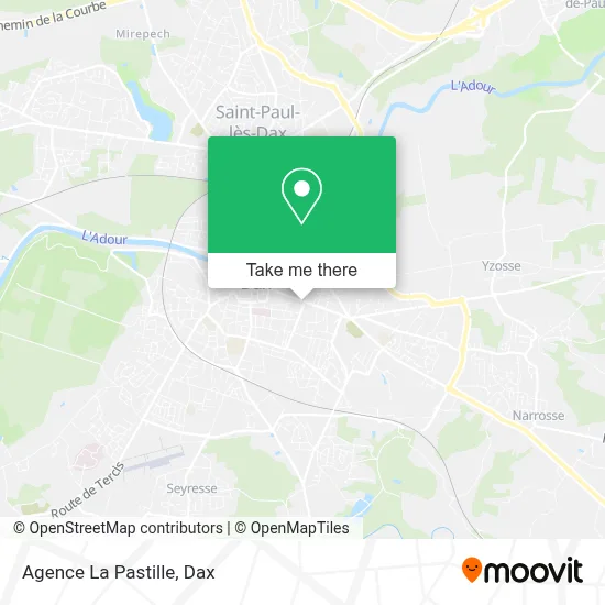 Agence La Pastille map