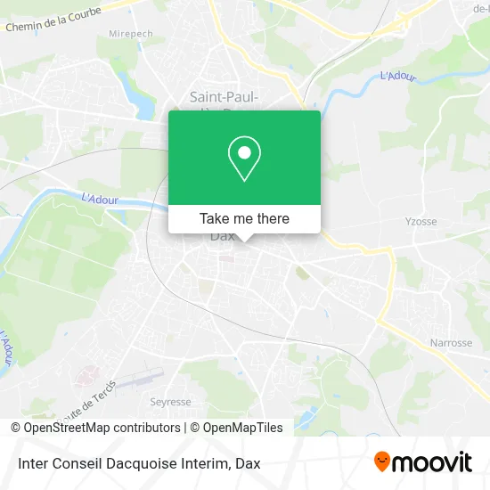 Inter Conseil Dacquoise Interim map