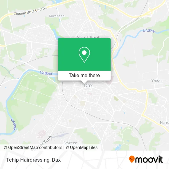 Tchip Coiffure map