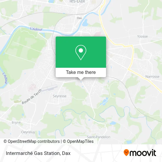 Intermarché Gas Station map