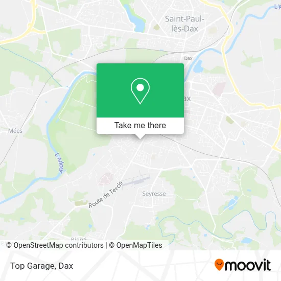 Top Garage map