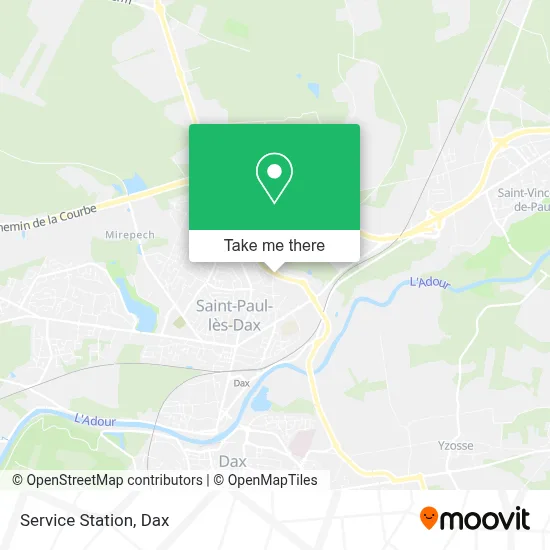 Station Service map