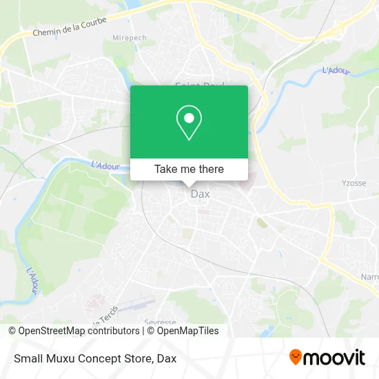 Small Muxu Concept Store map
