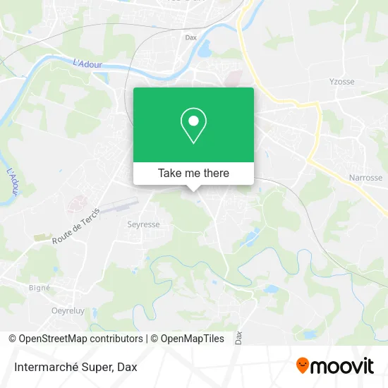 Intermarché Super map