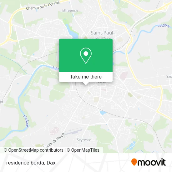 residence borda map
