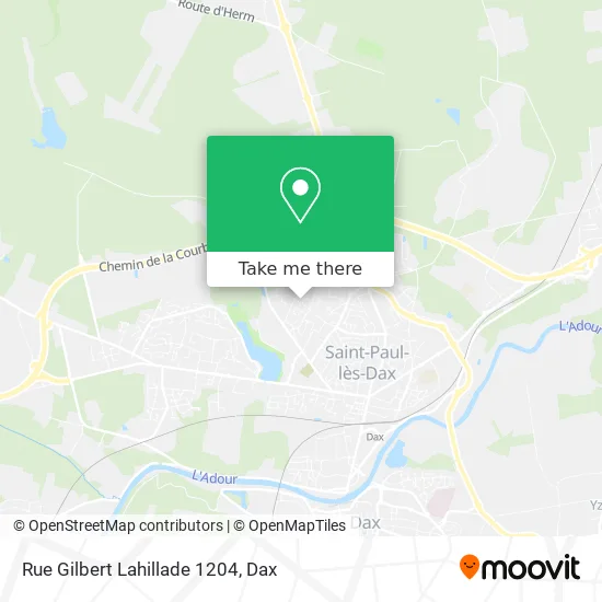 Rue Gilbert Lahillade 1204 map