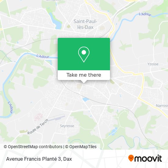Avenue Francis Planté 3 map