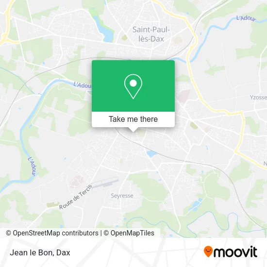 Jean le Bon map