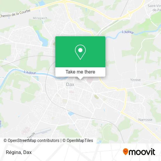 Régina map