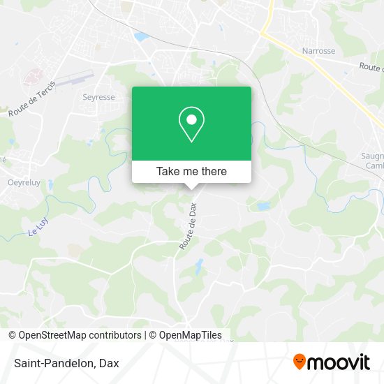 Mapa Saint-Pandelon