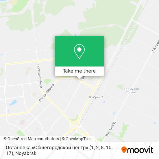 Остановка «Общегородской центр» (1, 2, 8, 10, 17) map