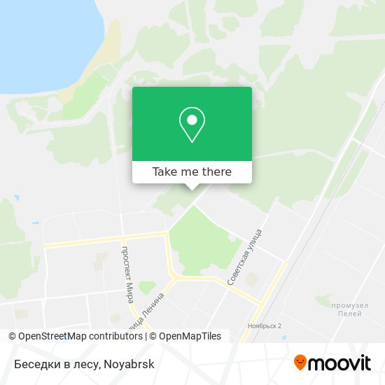 Беседки в лесу map