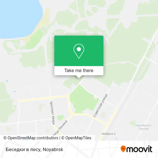 Беседки в лесу map