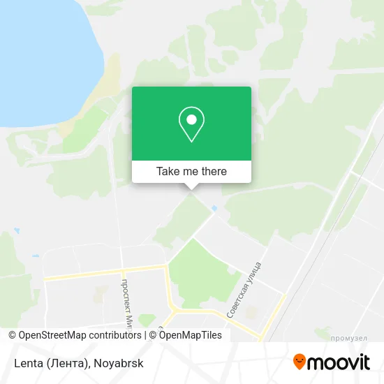 Lenta (Лента) map