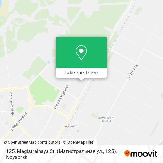 125, Magistralnaya St. (Магистральная ул., 125) map