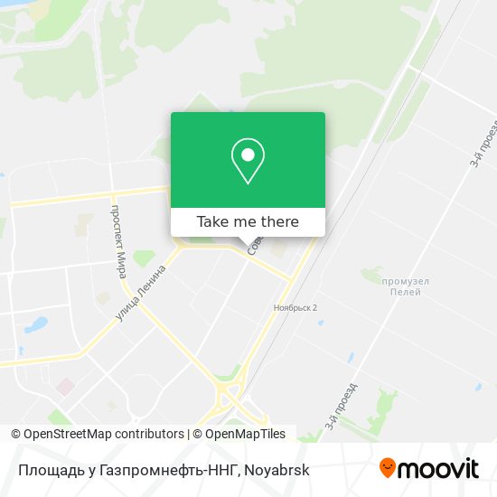 Площадь у Газпромнефть-ННГ map