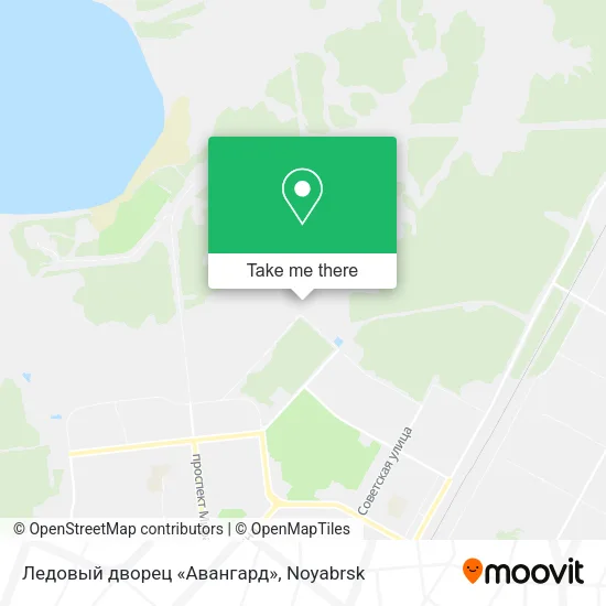 Ледовый дворец «Авангард» map