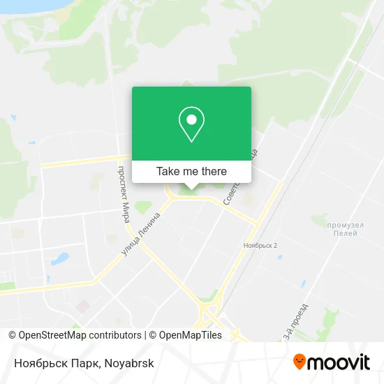 Ноябрьск Парк map