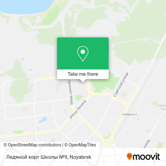 Ледяной корт Школы №9 map