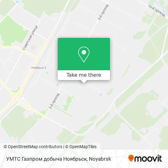 УМТС Газпром добыча Ноябрьск map
