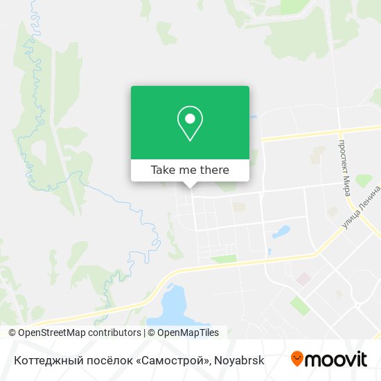 Коттеджный посёлок «Самострой» map