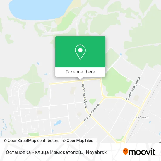 Остановка «Улица Изыскателей» map