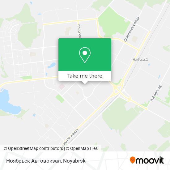 Ноябрьск Автовокзал map