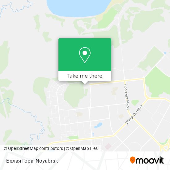 Белая Гора map