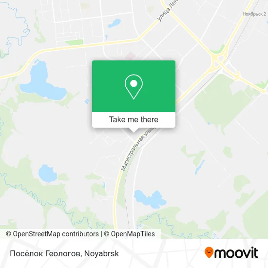 Посёлок Геологов map
