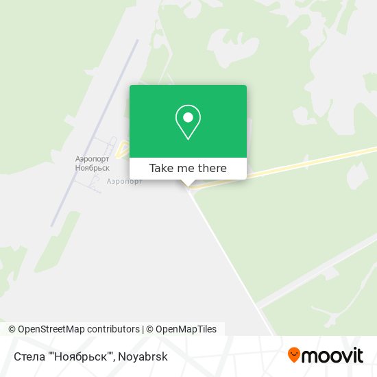 Стела ""Ноябрьск"" map