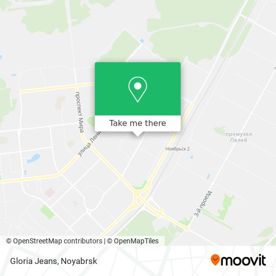 Gloria Jeans map