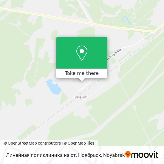 Линейная поликлиника на ст. Ноябрьск map