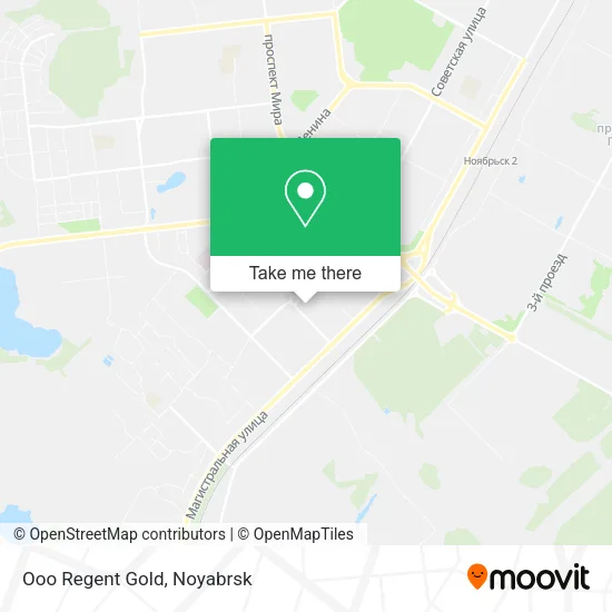 Ooo Regent Gold map
