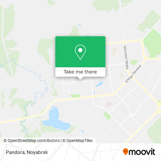 Pandora map