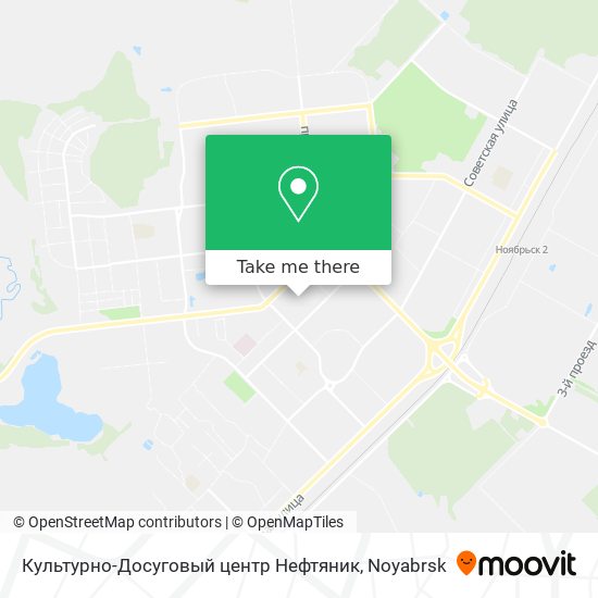 Культурно-Досуговый центр Нефтяник map